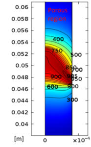 Numerical Simulation of Forced and Static Smoldering Combustion