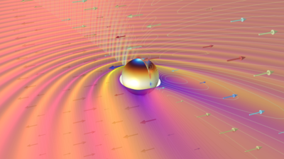 RCS of a Metallic Sphere Using the Boundary Element Method (Wave Optics)
