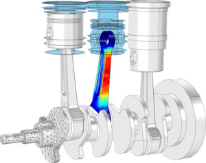 Three-Cylinder Reciprocating Engine