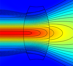 Defining a Mapped Dielectric Distribution of a Material (Wave Optics)