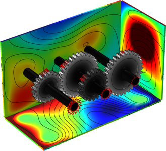 Vibrations in a Compound Gear Train