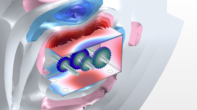 Noise Radiation by a Compound Gear Train