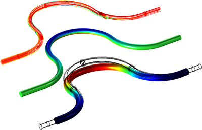 Coriolis Flowmeter: FSI Simulation in the Frequency Domain