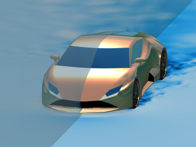 Large Eddy Simulation of a Sports Car