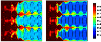 纤维增强复合材料渗流过程的研究模拟
